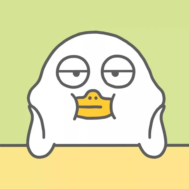 Vịt meme cute luôn thu hút sự chú ý nhờ vào vẻ ngoài dễ thương.