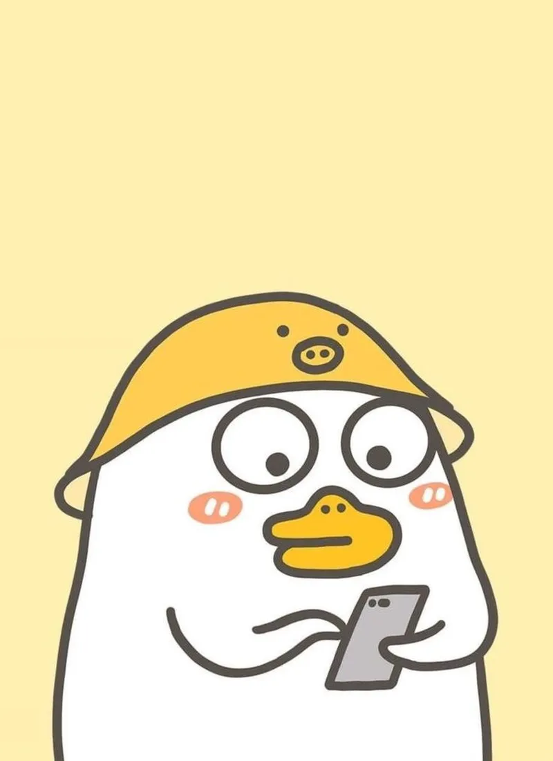 Meme con vịt cầm dao tạo sự bất ngờ và vui nhộn.