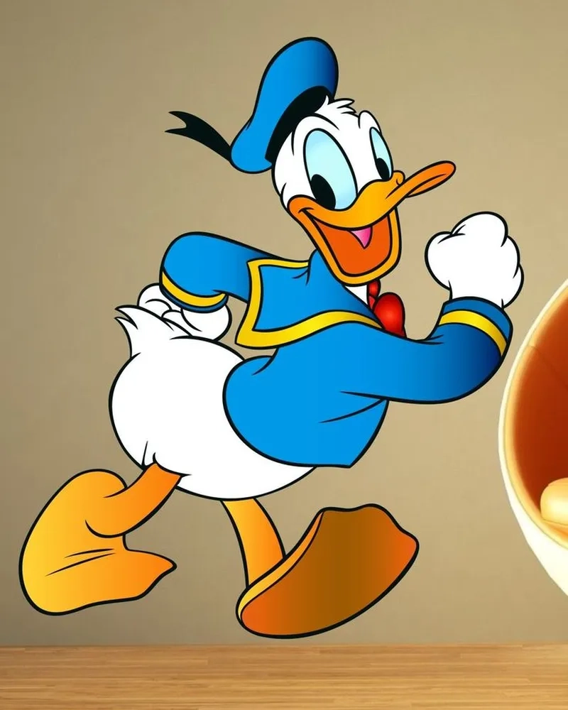 Hình ảnh vịt Donald luôn là nguồn cảm hứng cho những meme vui nhộn, khiến bạn không thể rời mắt.