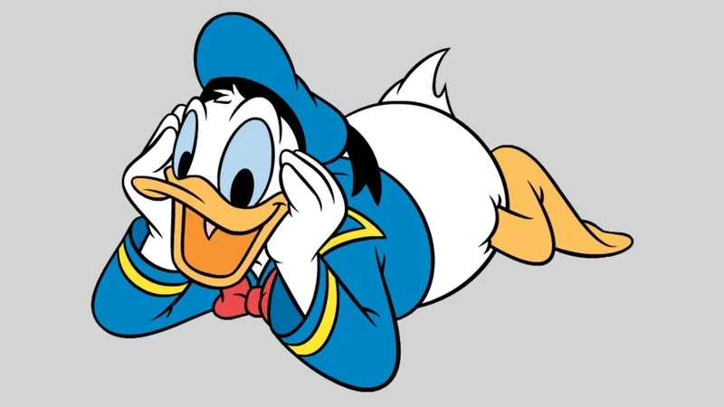 Chú vịt Donald với những bước đi hài hước sẽ mang đến cho bạn những phút giây giải trí tuyệt vời.