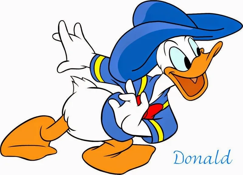 Vịt Donald trong hình ảnh nữ tính không thể không làm bạn phải mỉm cười với sự dễ thương!