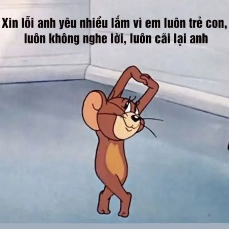Hài hước nhưng đầy ý nghĩa, xin lỗi đã làm phiền meme mang lại sự nhẹ nhàng trong lời xin lỗi.