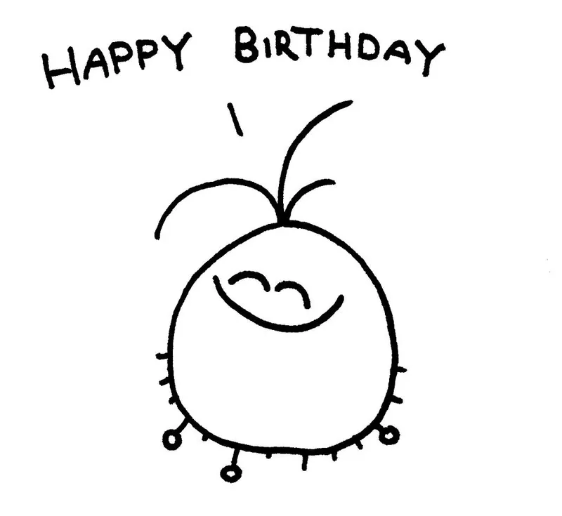 Lời chúc sinh nhật đáng yêu với Meme Happy Birthday Cute.