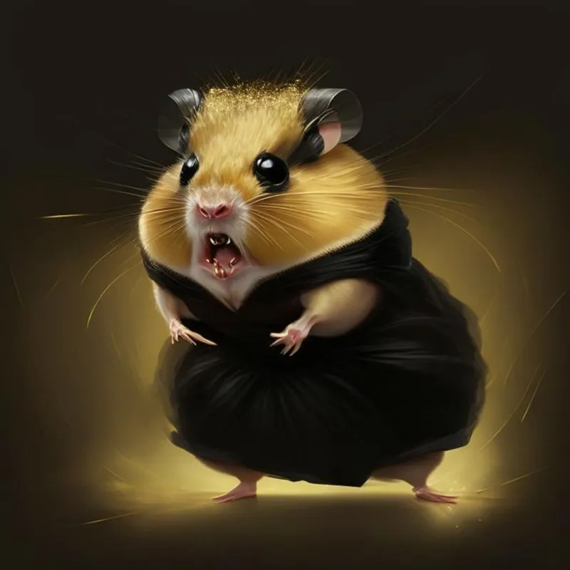 Meme chuột hamster ăn chuối cực dễ thương, bạn không thể bỏ lỡ.