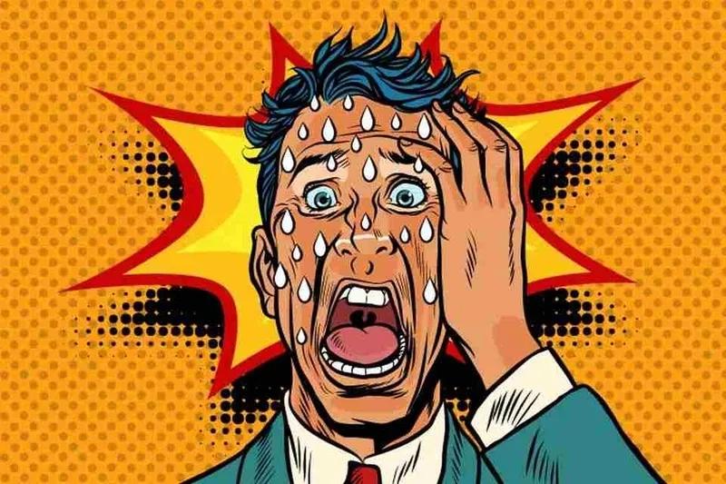 Hình ảnh gây cười với biểu cảm hoảng hốt sống động trong meme.