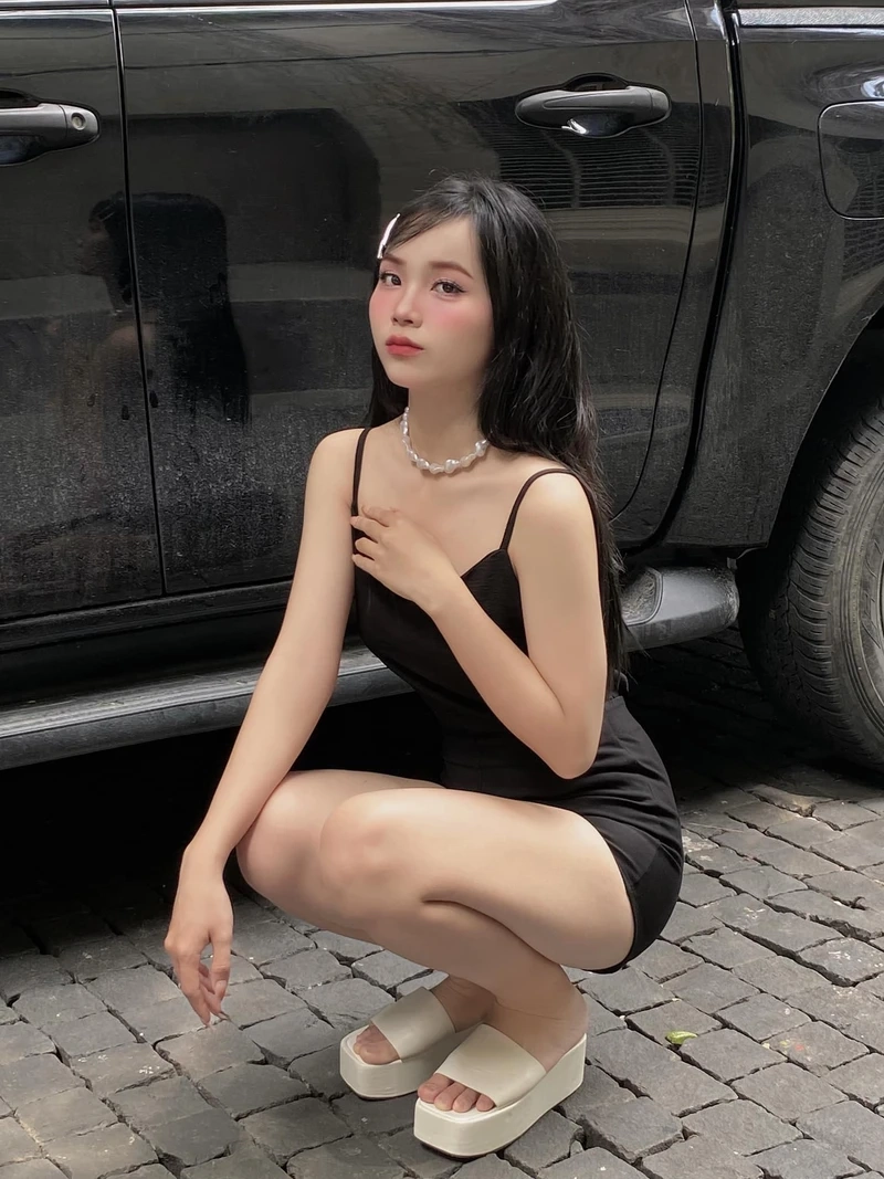 Tiktok gái xinh cute ghi lại sự dễ thương và đáng yêu