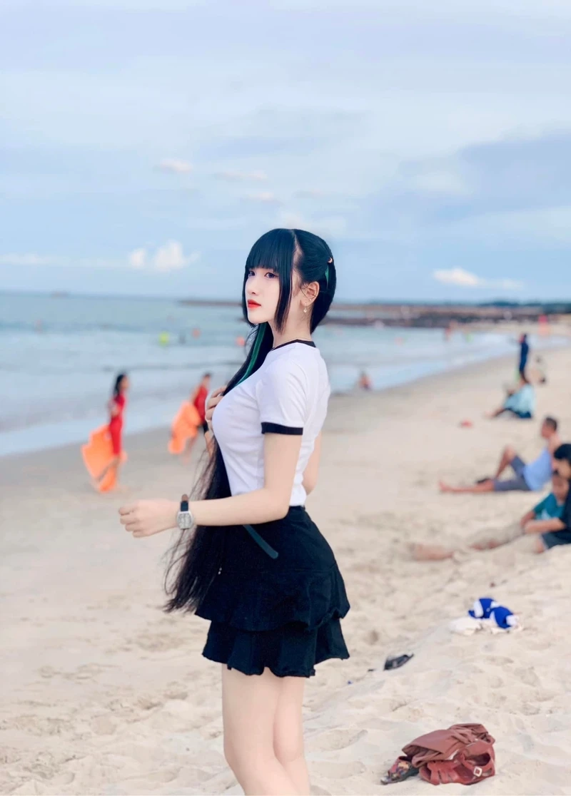 Gái xinh cute tiktok làm nổi bật sự dễ thương trong từng video