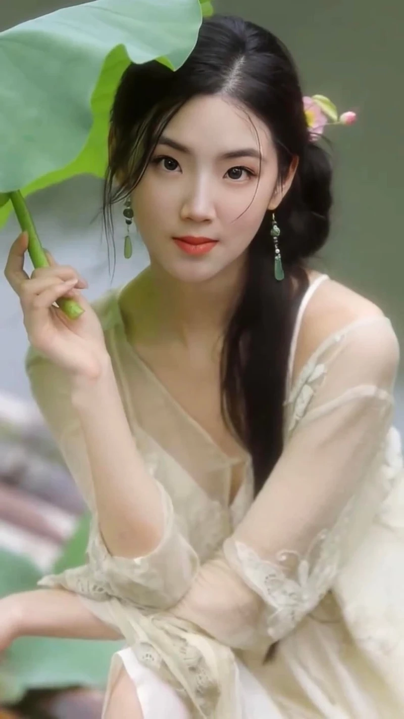 Tik tok gái xinh mặc váy ngắn với thần thái rạng rỡ và tự nhiên