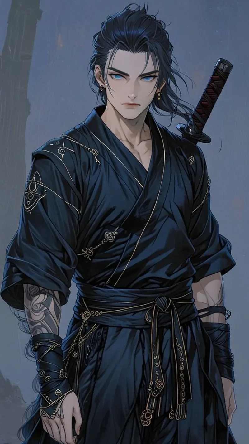 Anh anime cute nam mang vẻ đáng yêu nhưng đầy bí ẩn