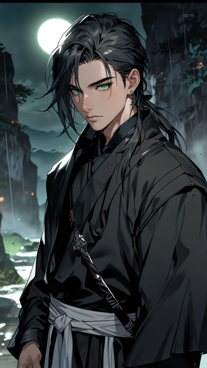 Anh anime nam ngầu với thần thái lạnh lùng cuốn hút