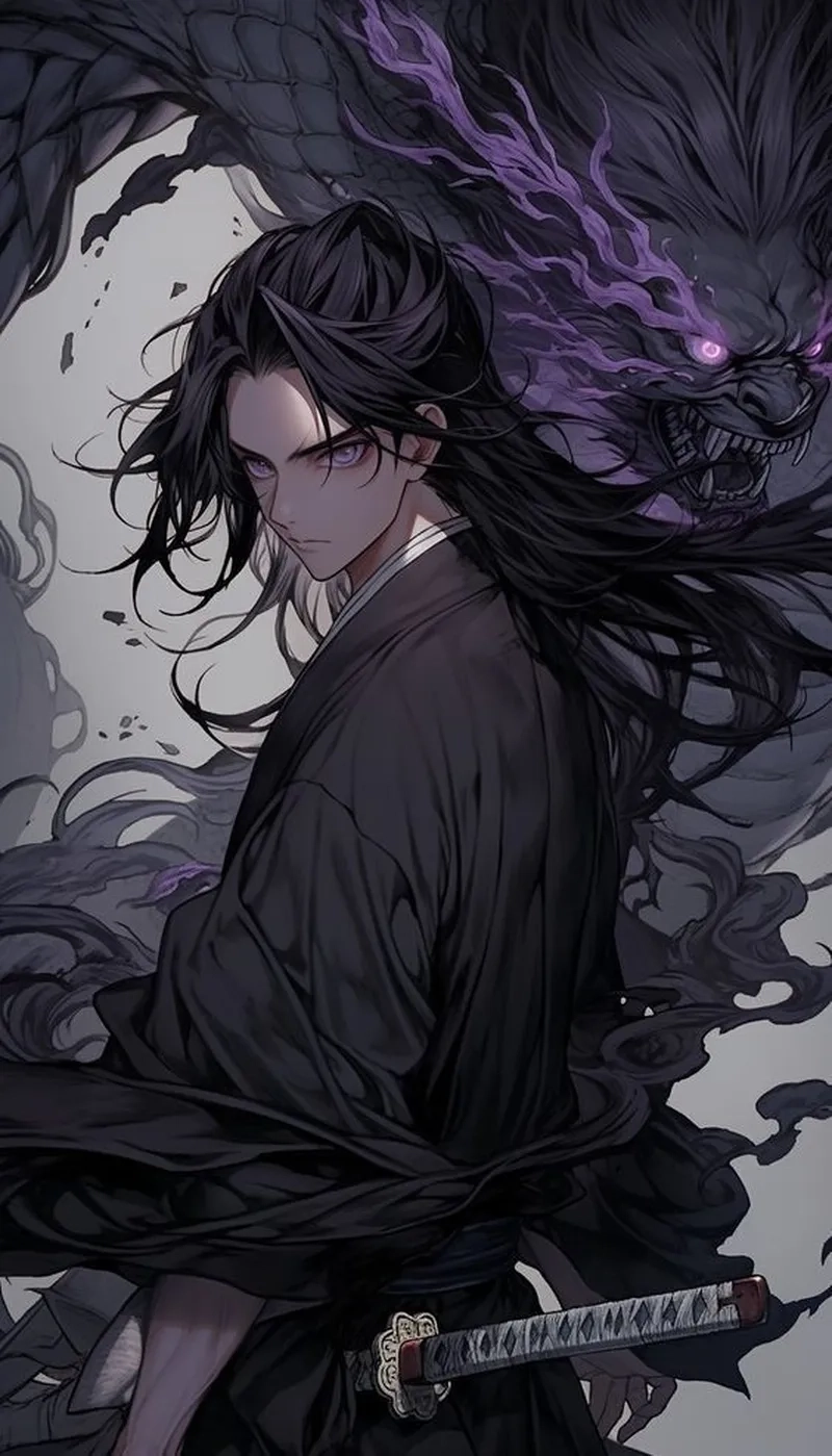 Hình ảnh anime ngầu cute nam kết hợp giữa dễ thương và mạnh mẽ