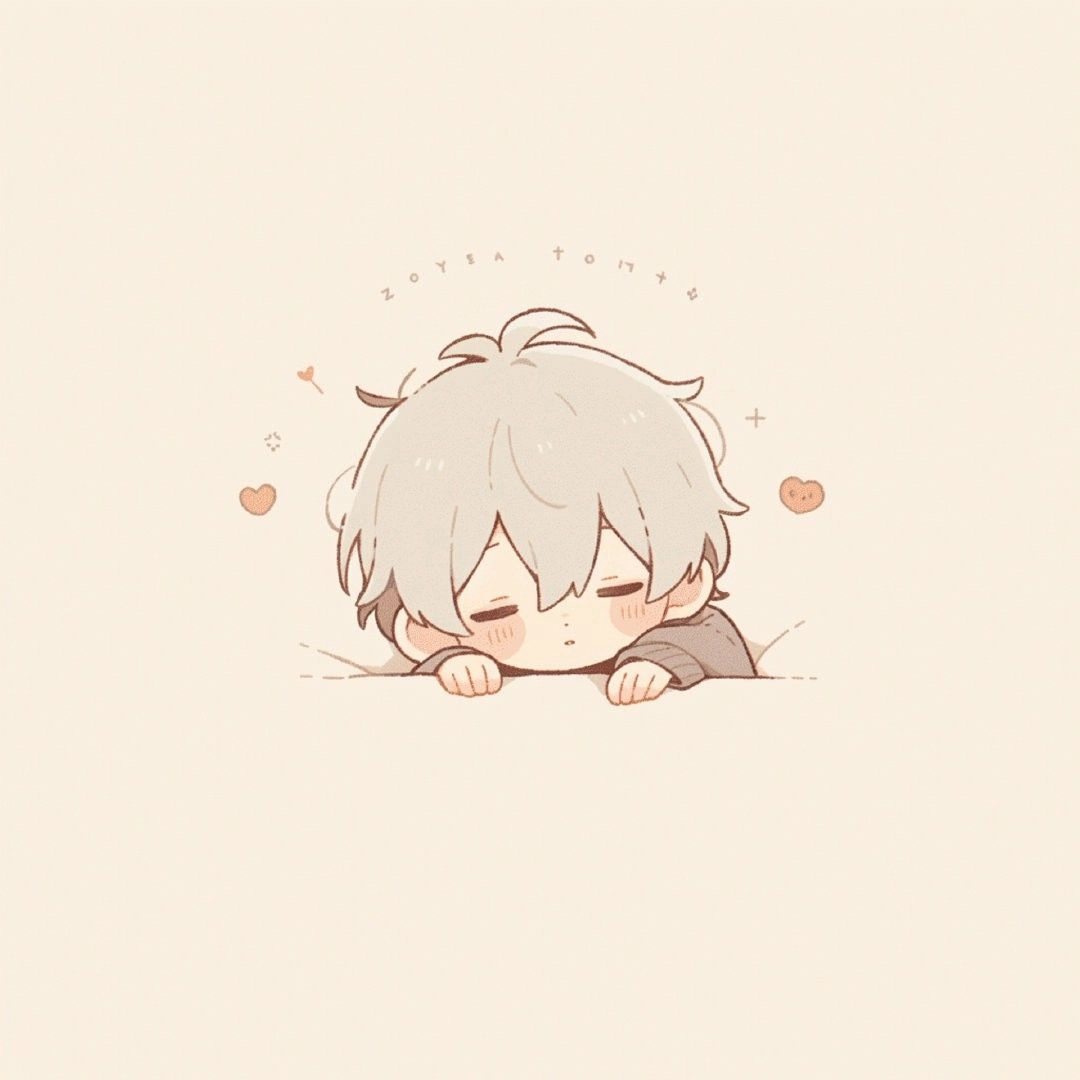 Hình anime nam chibi dễ thương với nét vẽ sinh động