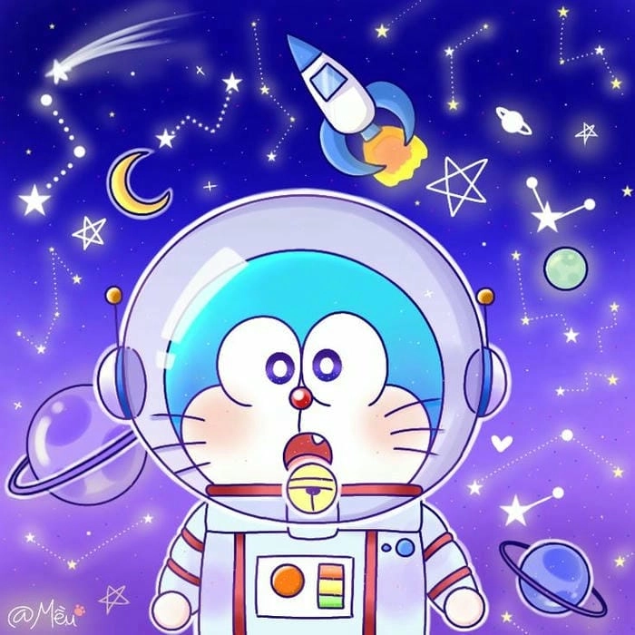 Avatar Doremon Doraemon cute với nét vẽ đáng yêu