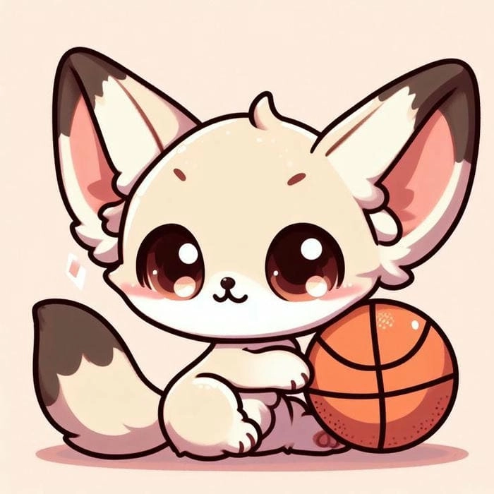Con cáo chibi ngộ nghĩnh với biểu cảm siêu hài hước