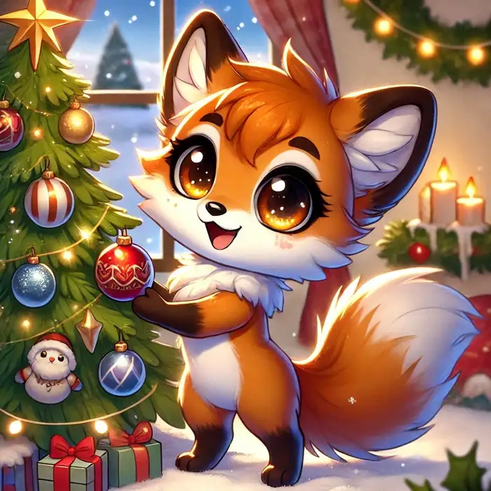 Cáo chín đuôi chibi cute đầy bí ẩn và cuốn hút