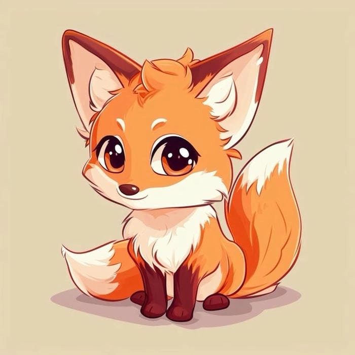 Vẽ cáo chibi với phong cách đáng yêu và độc đáo