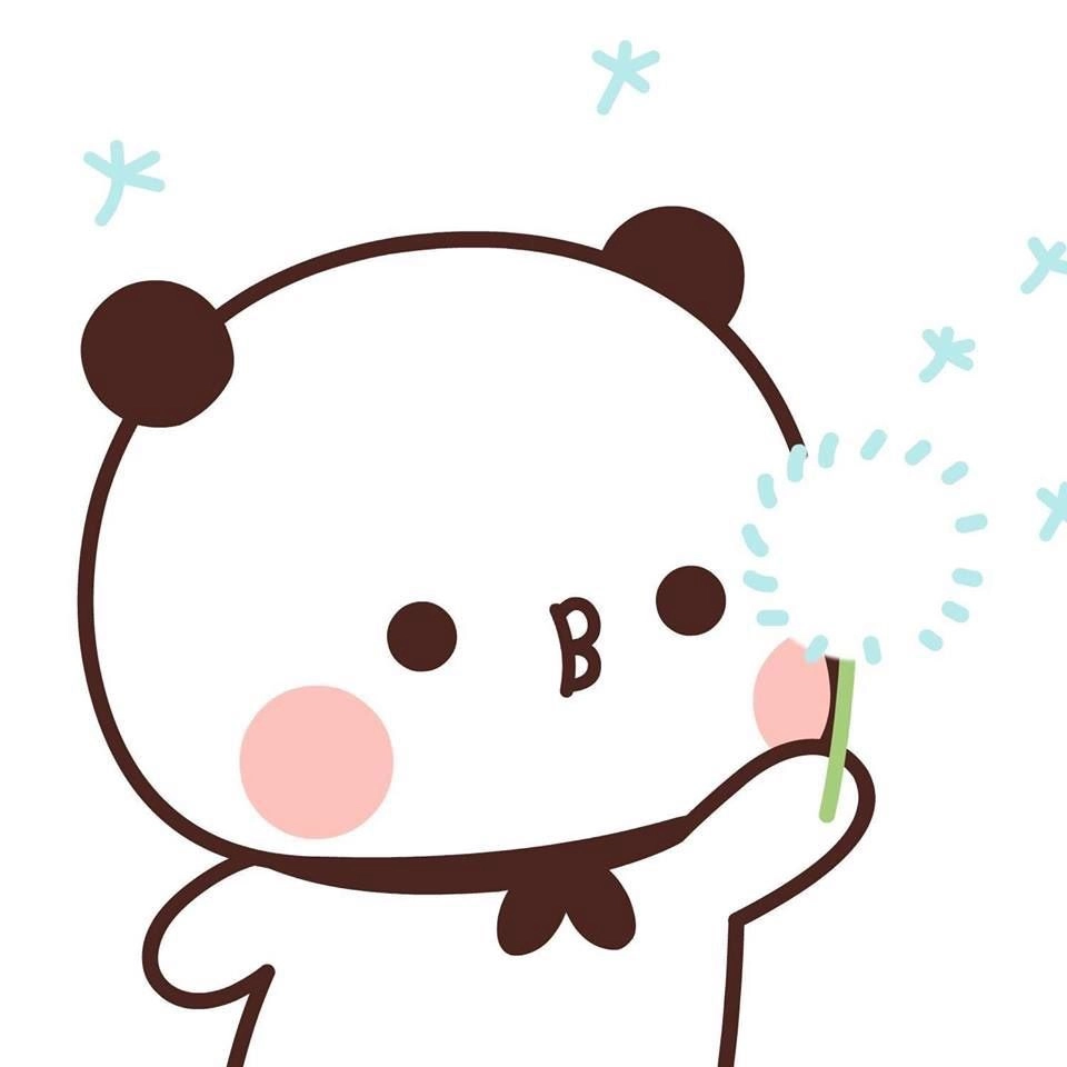 Ảnh gấu cute chibi cực xinh cho ảnh đại diện thêm sinh động