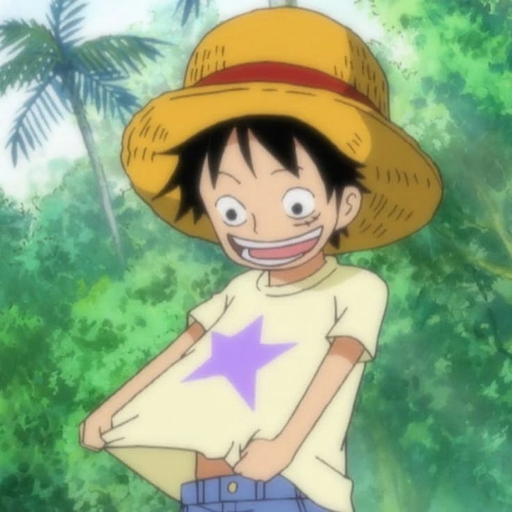 Avatar Luffy Gear 5 chibi đáng yêu nhưng vẫn đầy uy lực