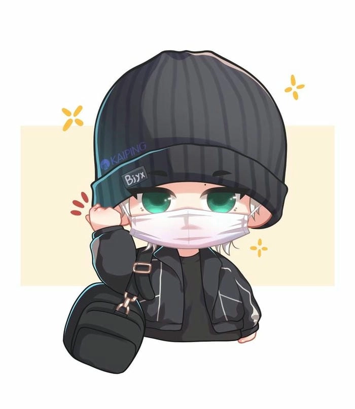 Vẽ chibi nam cute tạo nên hình ảnh ngộ nghĩnh đáng yêu