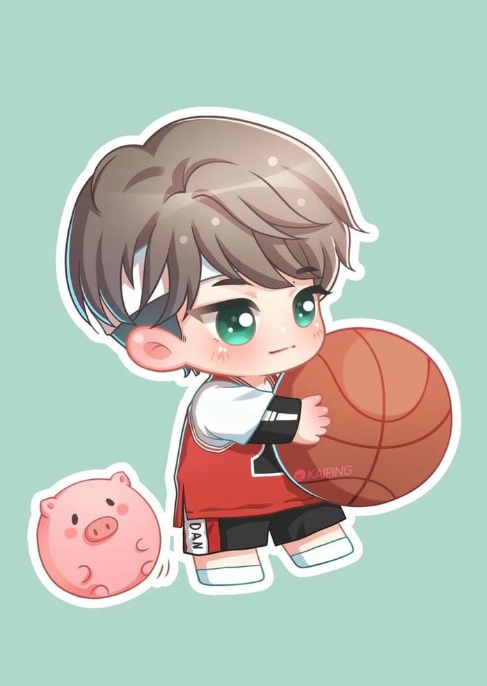 Hình nam chibi mang vẻ đẹp đáng yêu và đầy sức hút