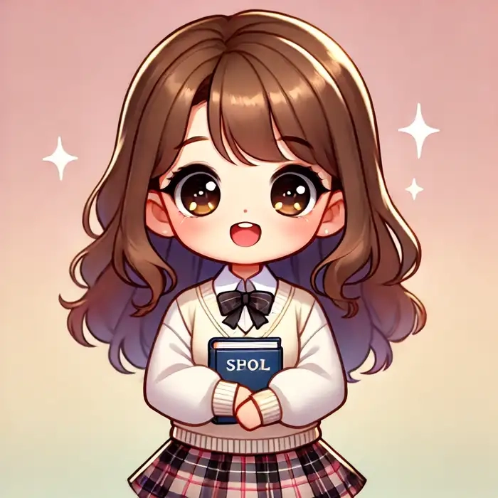 Ảnh nữ chibi cute phù hợp với phong cách dễ thương