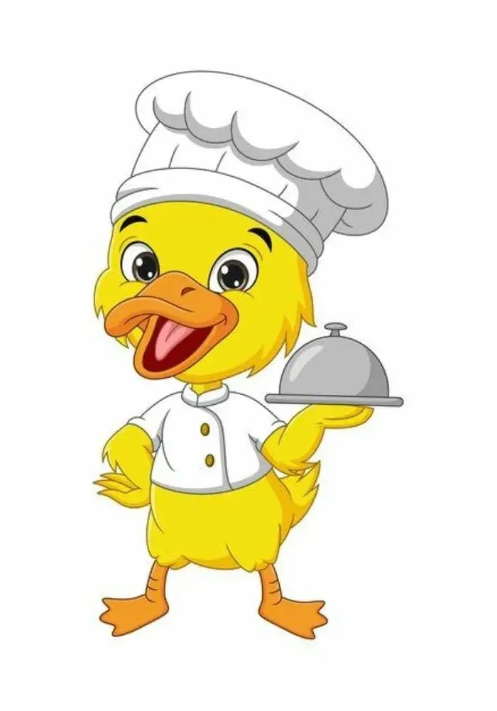 Hình vịt cute chibi giúp trang cá nhân thêm phần sinh động
