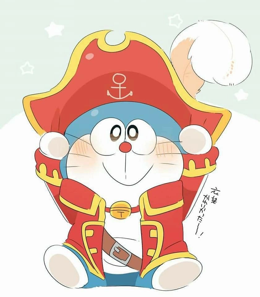 Chibi Doremon cute anime với phong cách đáng yêu