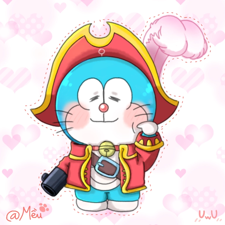 Doraemon chibi cute làm tan chảy trái tim fan