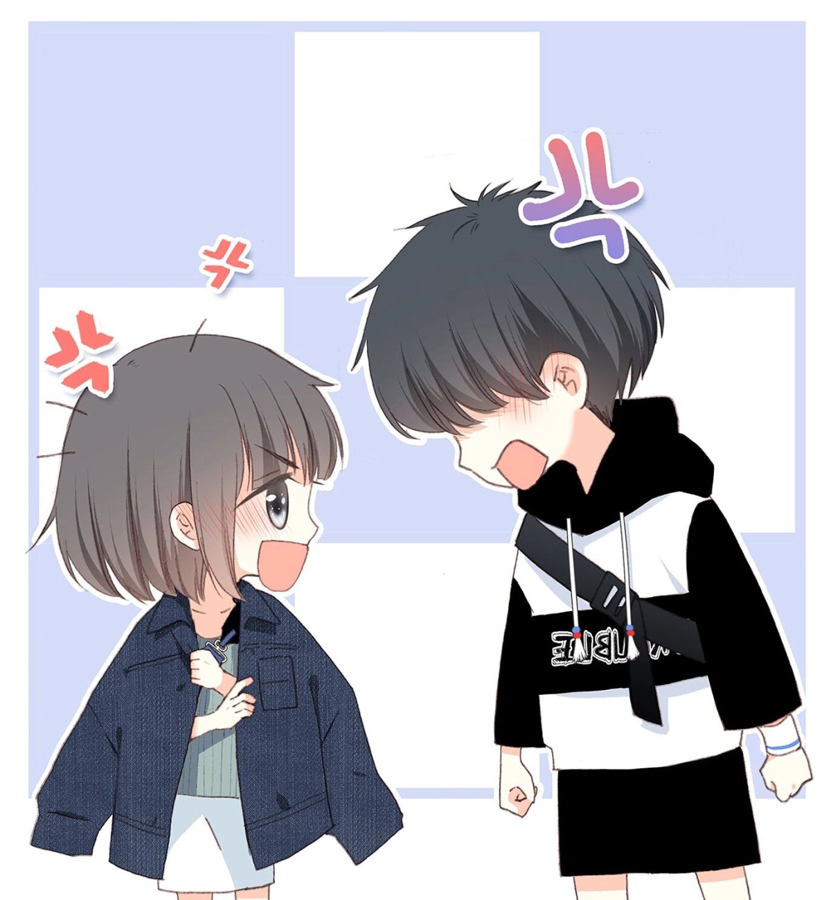 Anime cặp đôi cute với khoảnh khắc ngọt ngào đáng yêu