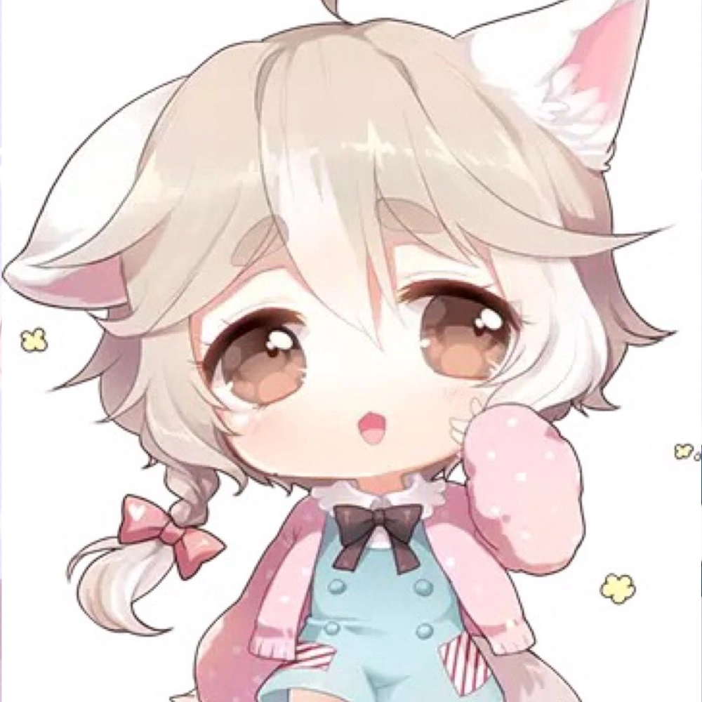 Chibi cute ảnh anime với biểu cảm nhí nhảnh vui tươi