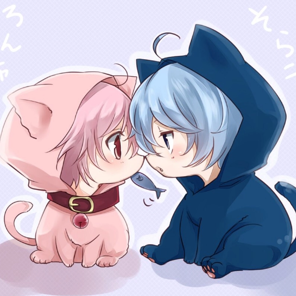 Chibi hình anime cute phô mai que đầy tinh nghịch dễ thương