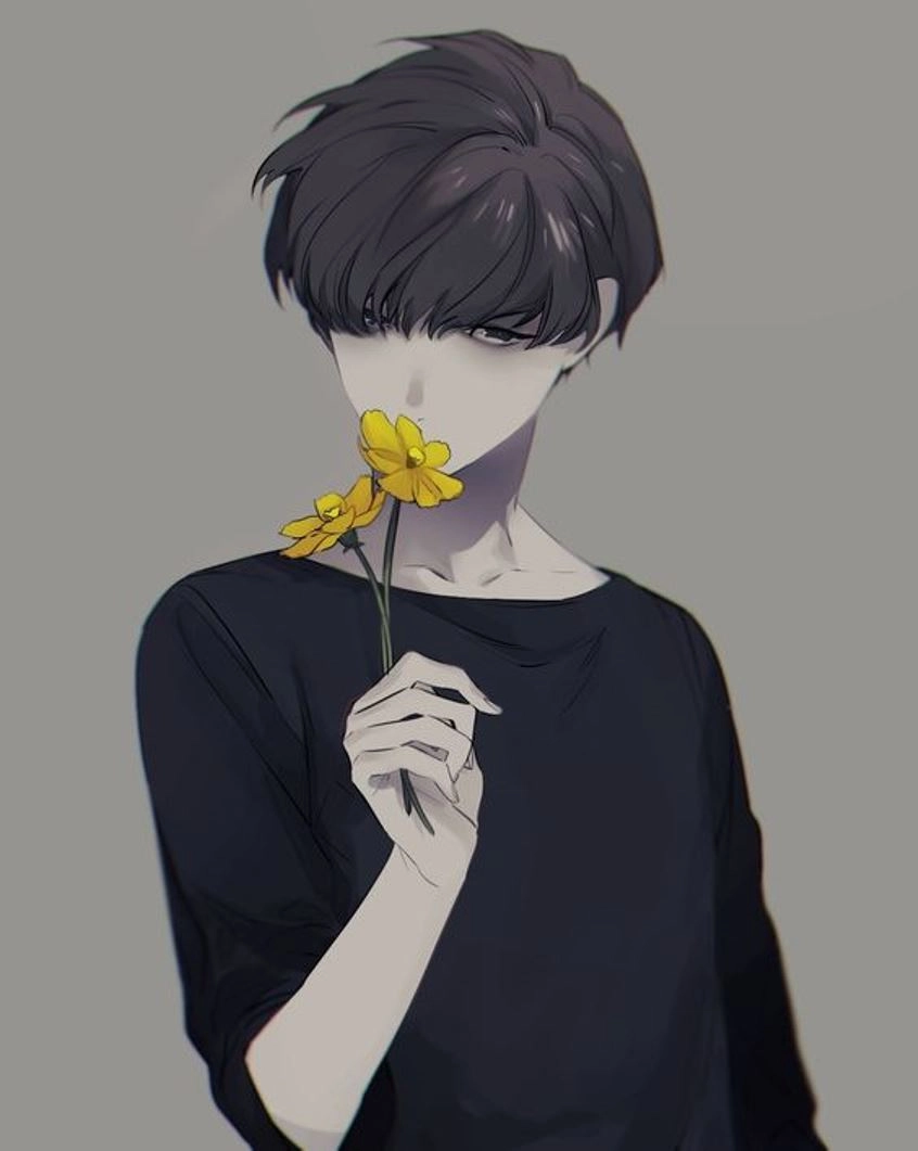 Ảnh anime namcute với ánh mắt hút hồn và quyến rũ
