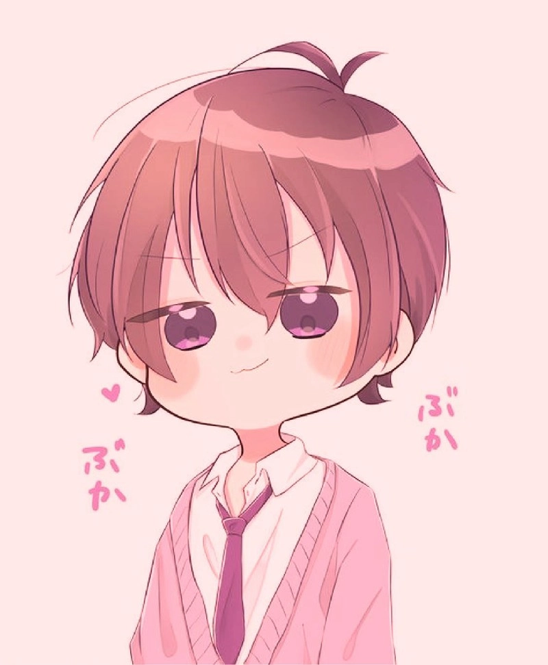 Hình ảnh anime chibi cute nam nhỏ nhắn đáng yêu