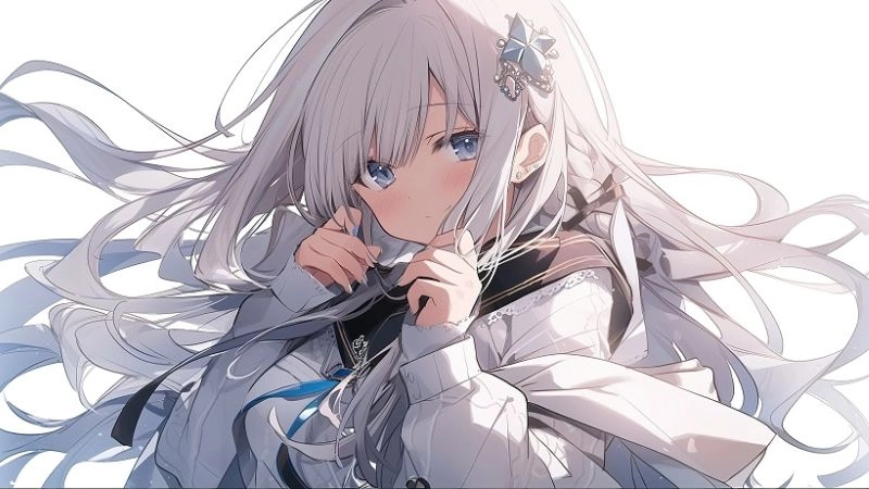 Ảnh anime nữcute với phong cách dịu dàng và trong sáng