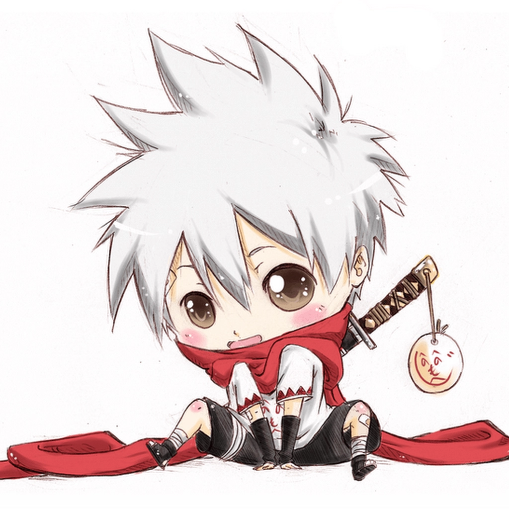 Chibi nam cute với biểu cảm siêu đáng yêu