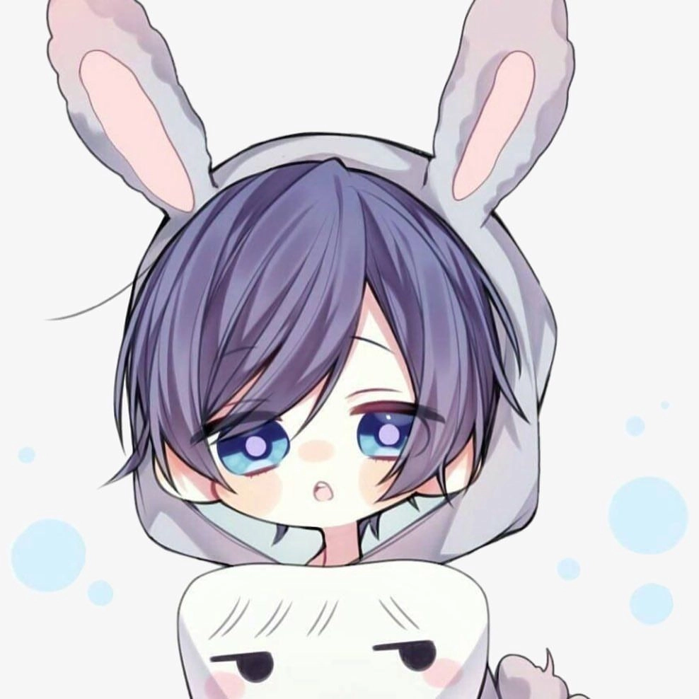 Hình chibi cute nam với phong thái đáng yêu