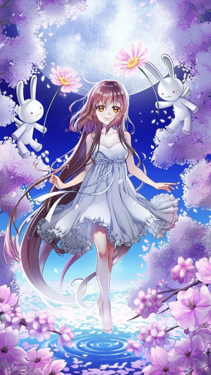 Ảnh hình nền điện thoại anime cute dành cho fan anime