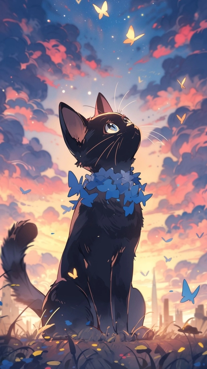 Hình nền điện thoại 4K anime cute sắc nét cực đẹp
