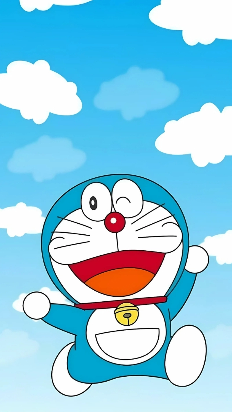 Hình vẽ Doraemon cute thể hiện sự dễ thương tuyệt đối