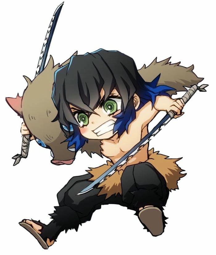 Cute Inosuke chibi phong cách đáng yêu khó cưỡng