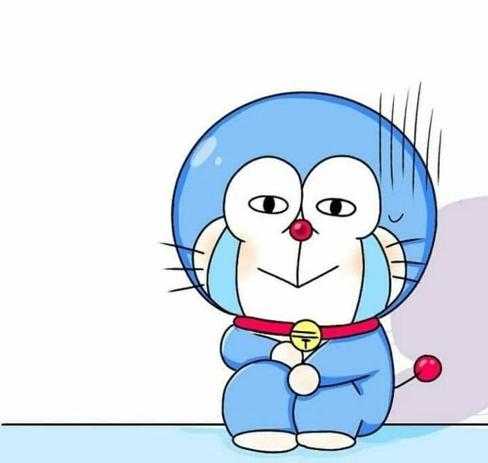 Hình Doraemon khóc với nét vẽ đầy xúc động