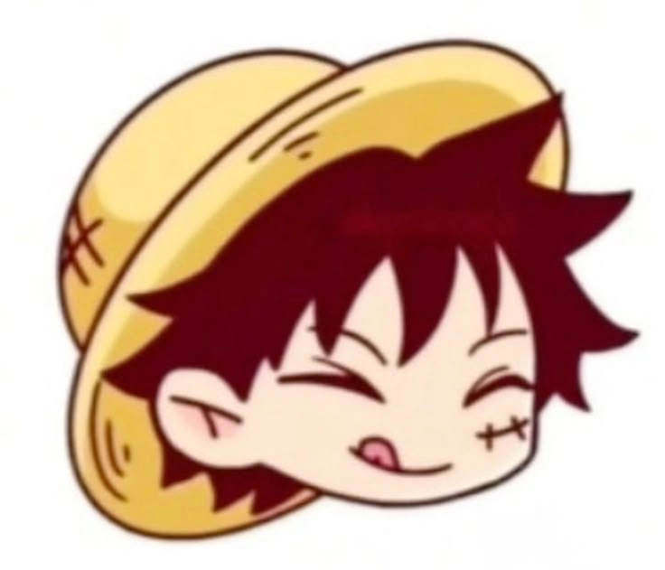Luffy chibi ngầu với phong cách thuyền trưởng bá đạo