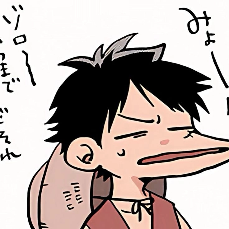 One Piece chibi Luffy mang tinh thần phiêu lưu bất tận