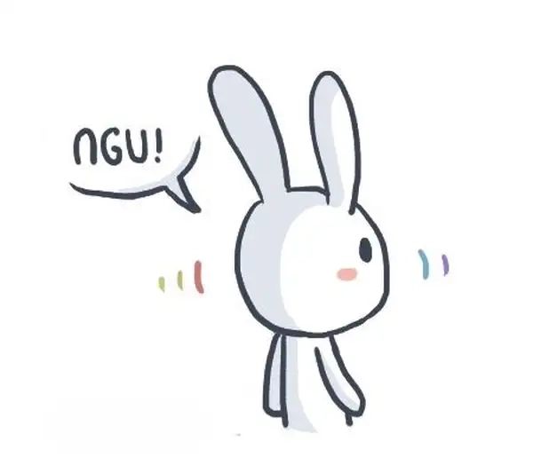 Meme thỏ bảy màu cực hài hước khiến ai cũng bật cười