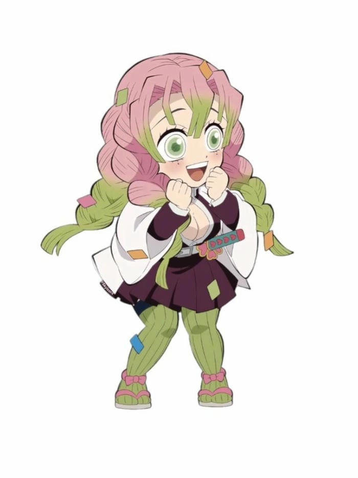Mitsuri Kanroji cute với nụ cười rạng rỡ