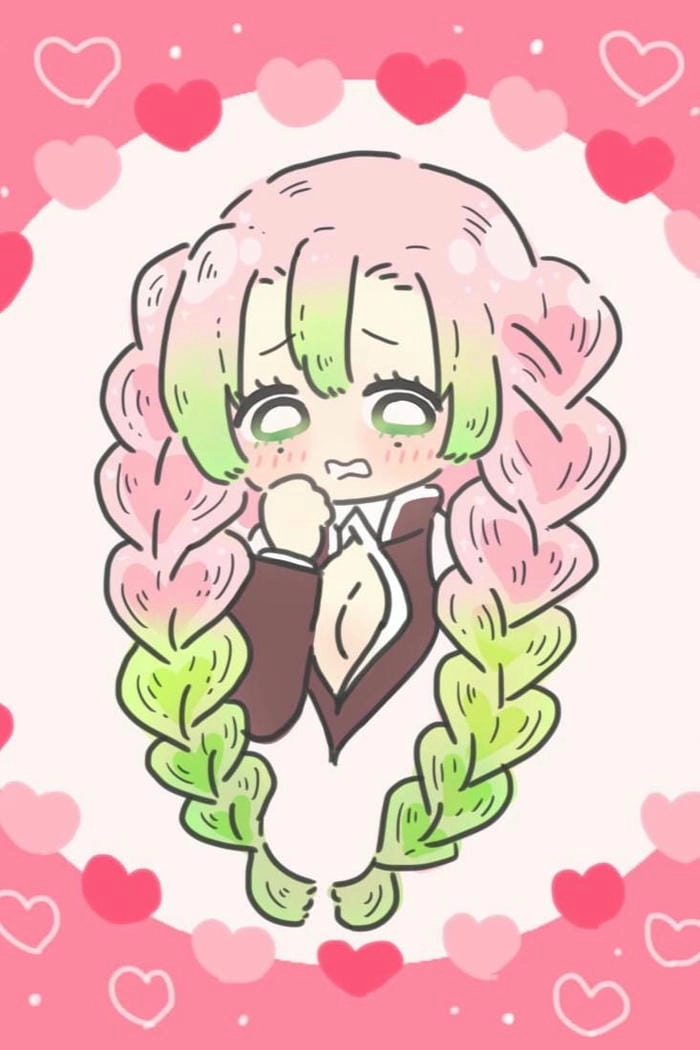 Kanroji Mitsuri cute nét đáng yêu khó cưỡng