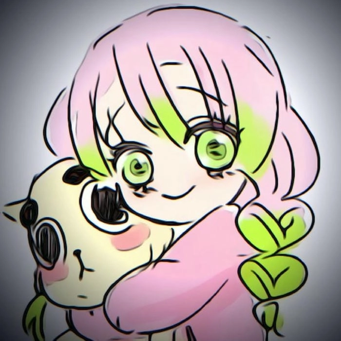 Mitsuri cute anime nổi bật với màu sắc ấn tượng