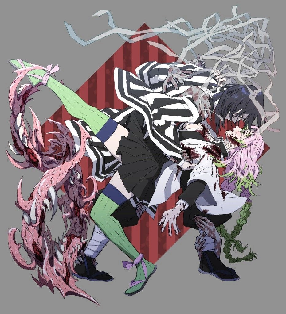 Obanai x Mitsuri chuyện tình cảm động trong Kimetsu