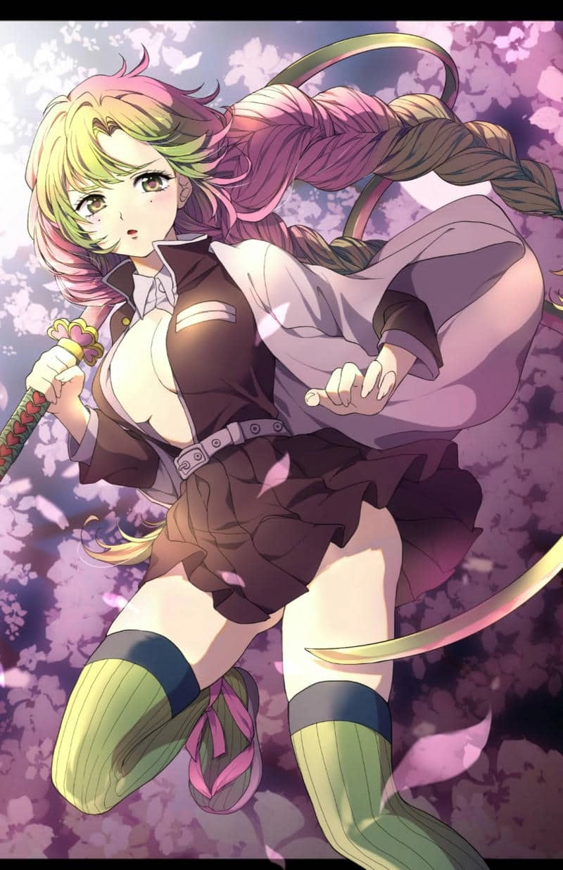 Demon Slayer Mitsuri Kanroji nữ kiếm sĩ mạnh mẽ đầy quyến rũ