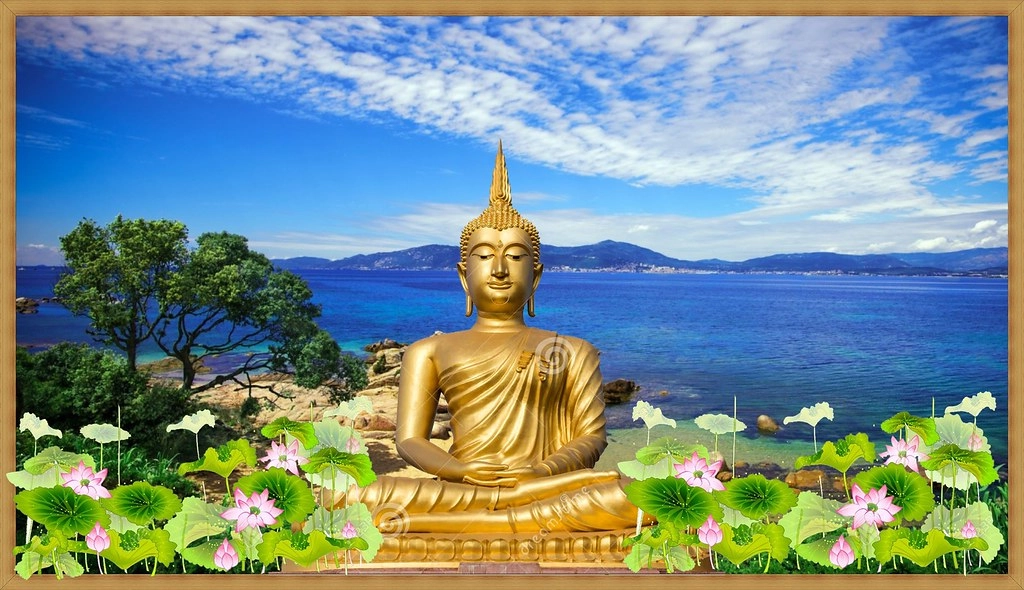 Hình nền Phật đẹp cho máy tính với năng lượng bình an